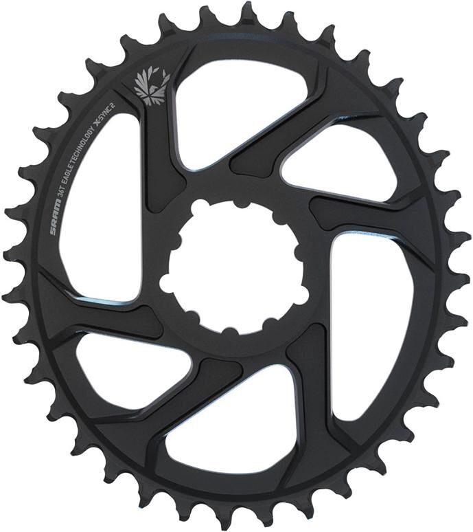 SRAM-Kettenring X-Sync 2 Oval Alu, 36T.
