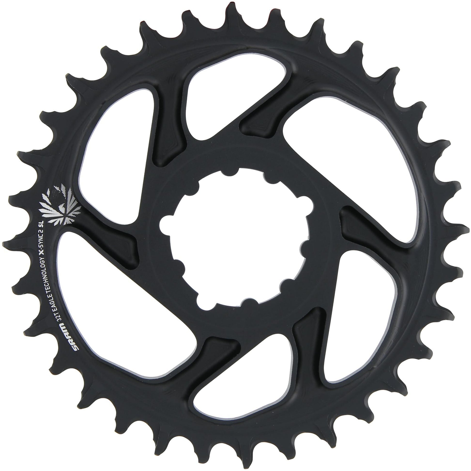 SRAM-Kettenring X-Sync2 SL 32 Zähne Alu Schwarz