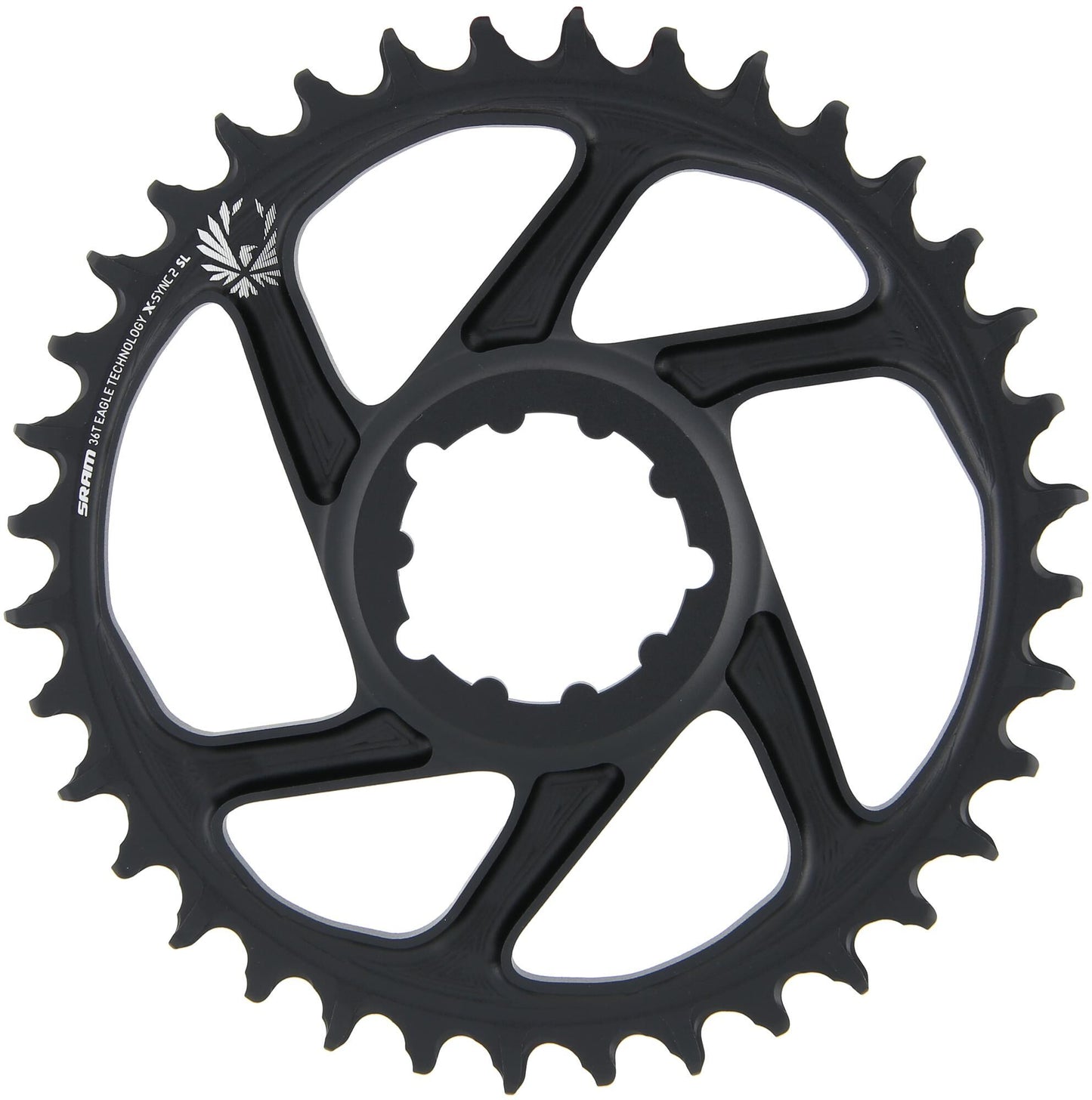 SRAM-Kettenring X-Sync2 SL 36 Zähne Alu Schwarz