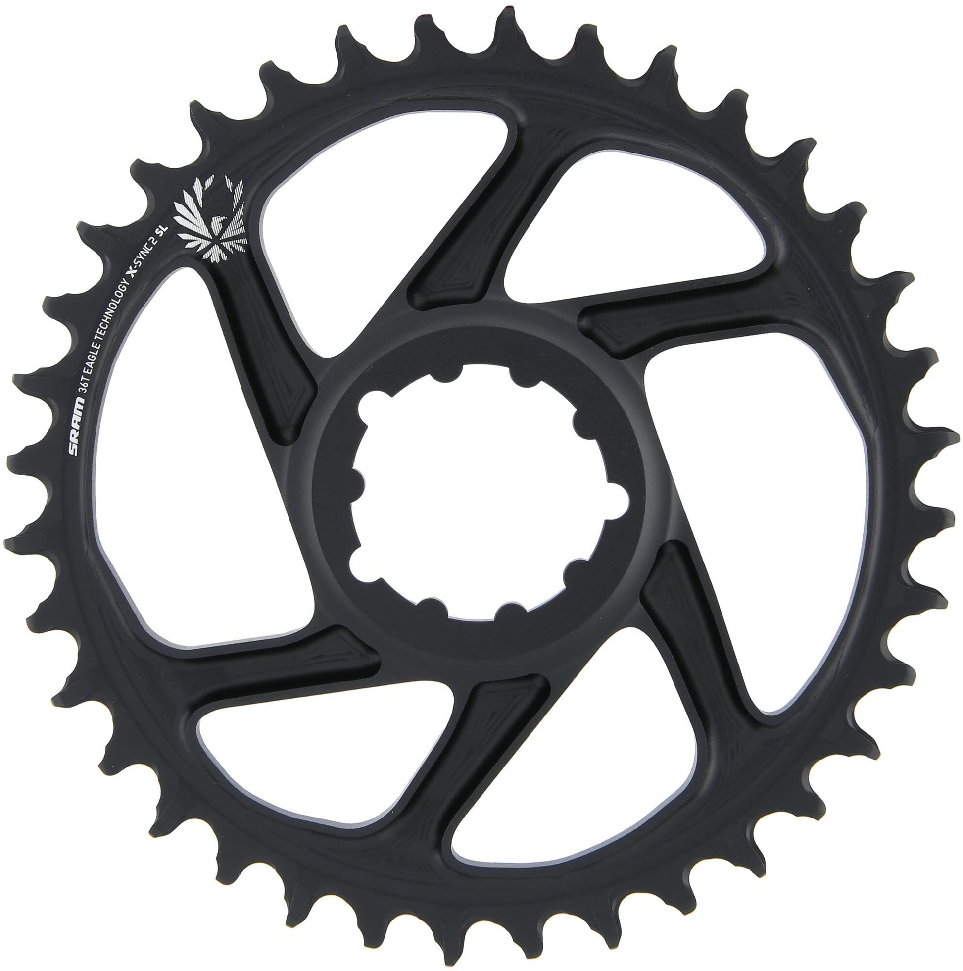 SRAM-Kettenring X-Sync2 SL 36 Zähne Alu Schwarz