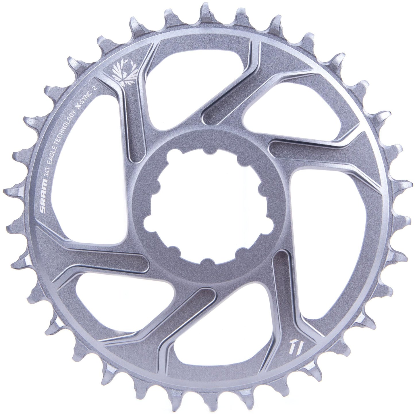 SRAM-Kettenring X-Sync 2 34T Polar Grey