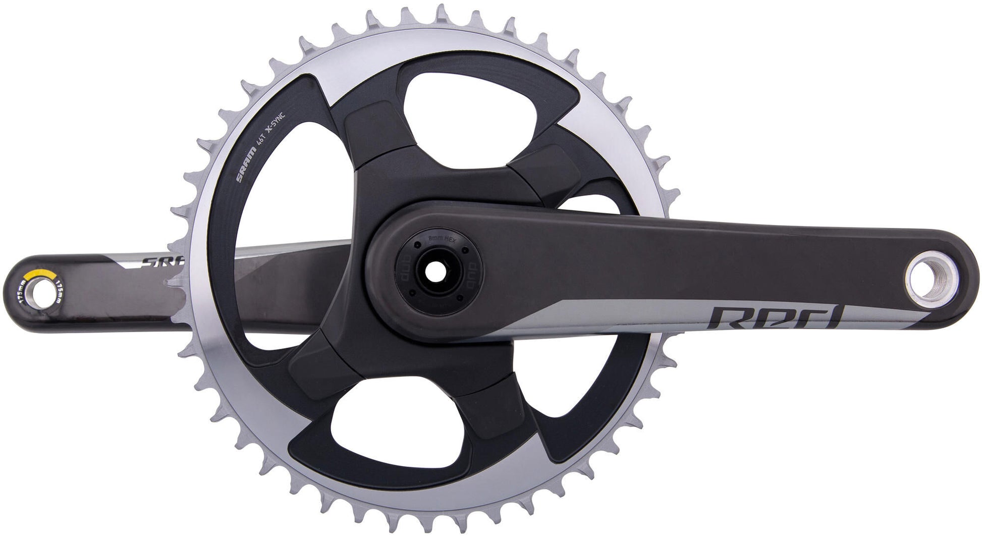 Sram Kurbelgarnitur rot 1 Achsen Krg rot 1 Achsen Dub 46 z. 175 mm