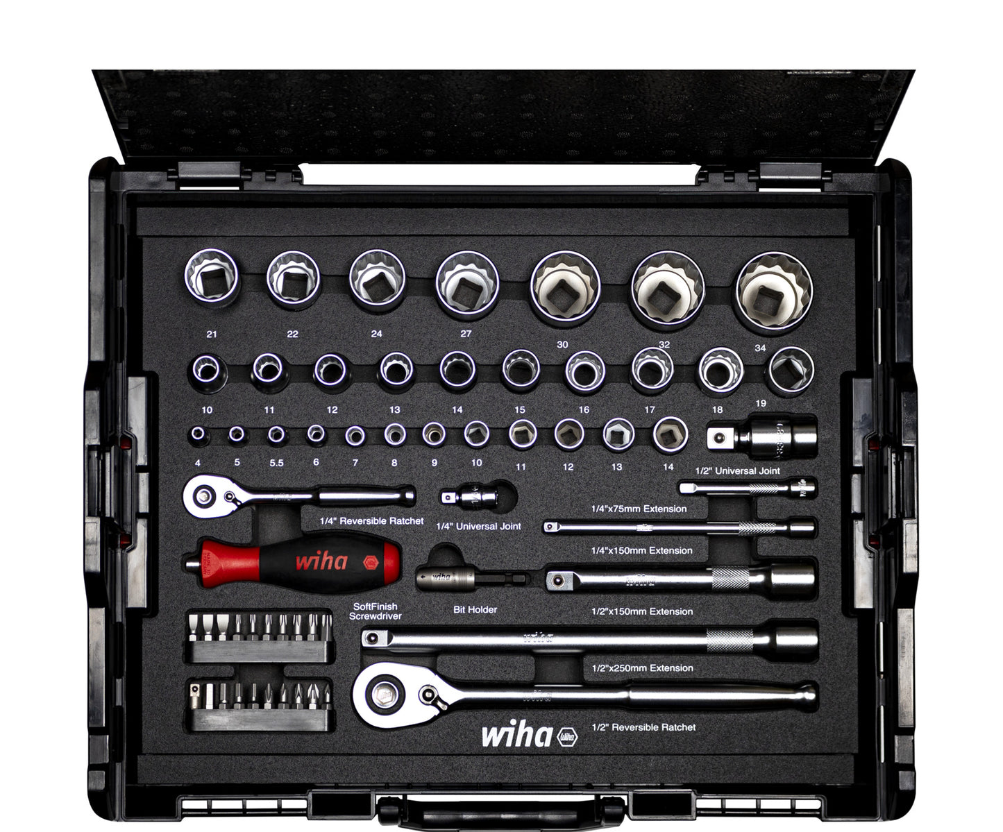 Wiha DOPS Key Bitset 1 4 und 1 2