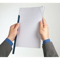 Klemmrückenabdeckungen aus robustem PVC, A4-Länge, 30 cm, transparent, abgerundete Ecken