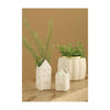 Ideen 4 Jahreszeiten Blumenvase Haus Amsterdam Creme 3x3x6cm
