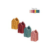Ideen 4 Jahreszeiten Blumenvase Haus Amsterdam 3x3x8cm