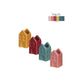 Ideen 4 Jahreszeiten Blumenvase Haus Amsterdam 3x3x8cm