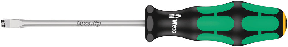 Wera 334 Sägezahn-Schraubendreher, Garagenklinge, 1,0 x 6,0 x 125 mm – 1 Stück – 05007620001