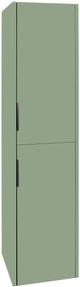 Differnz Bolo Hochschrank 35x160x35cm FSC MFC Platte Holz grün matt