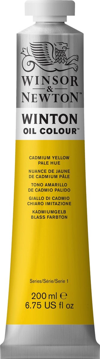 Winsor Newton Winton Ölfarben 200 ml, kadmiumgelber, blasser Farbton