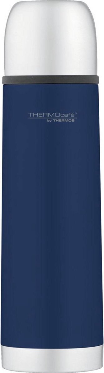 Thermos-Soft-Touch-Flasche – 0,5 Liter – blau