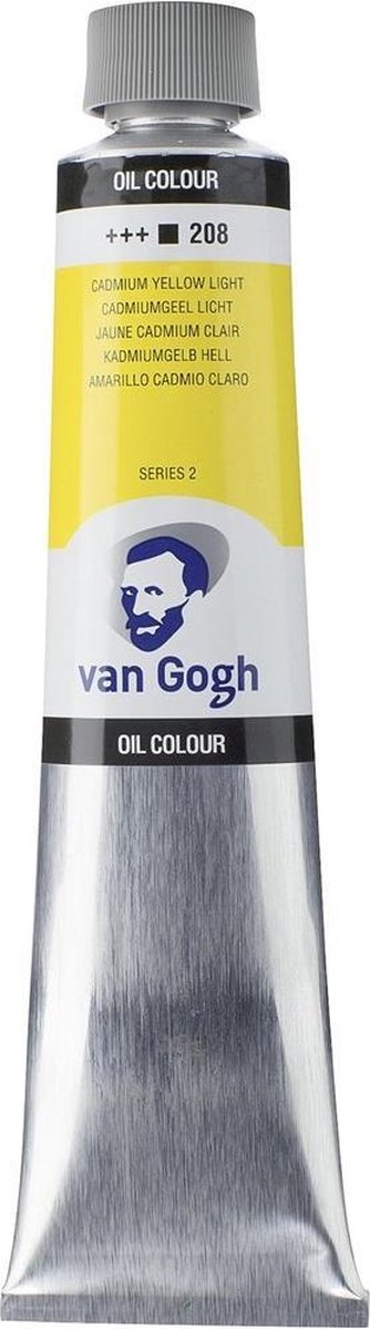 Van Gogh Ölfarbe Tube 200 ml Kadmiumgelb hell 208