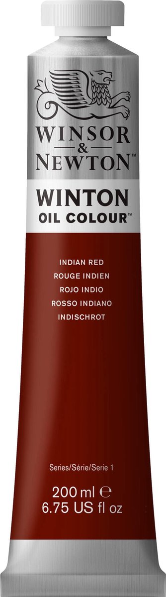 Winsor Newton Winton Ölfarben 200 ml Indisches Rot