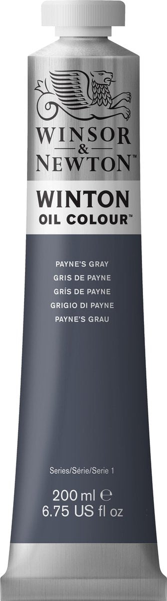 Winsor Newton Winton Ölfarben 200 ml Payne's Grey