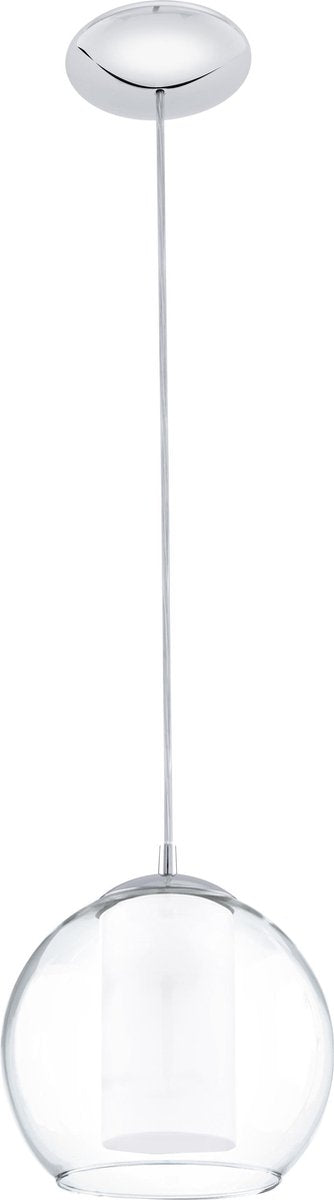 Eglo bolsano - Hängelampe - 1 Licht - ø200mm. - Chrom - Weiß, klar