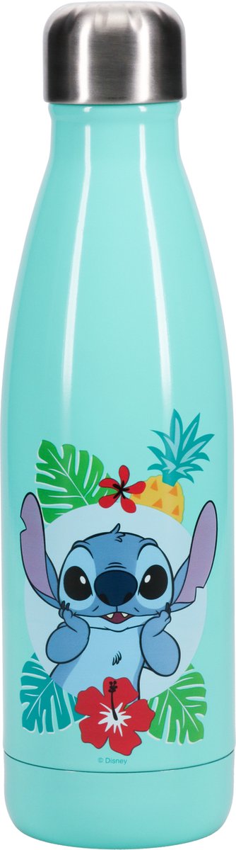 Paladone Lilo und Stitch – Stitch Trinkflasche – Edelstahl – 500 ml