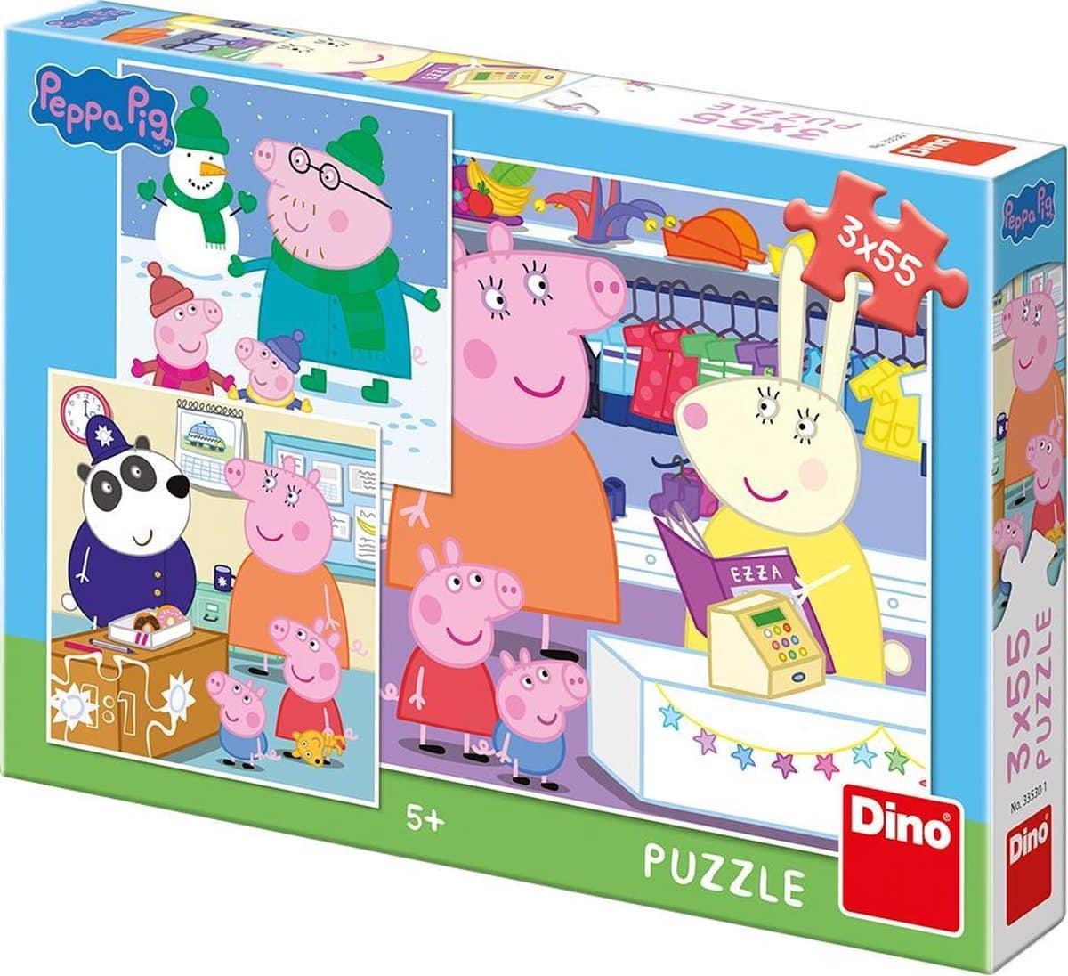Puzzle 3 Abenteuer von 3 x 55 Teilen