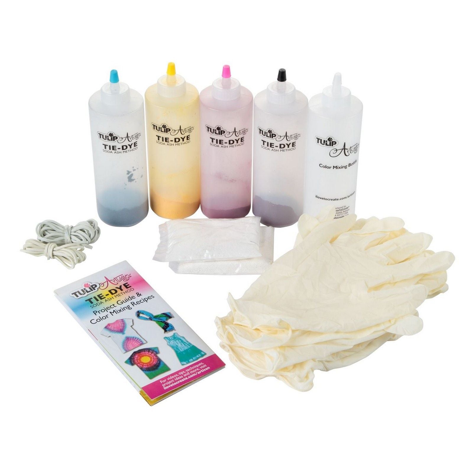 Tulpe Ein-Schritt-Batik-Tulpe • Batik-Set mit Natriumcarbonat, 4 Farben