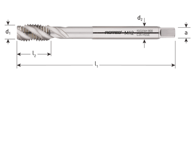 Rotec Maschinengewindebohrer DIN374 MF16x1,5 blind