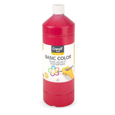 Creall School Paint Dark Rood, 1 Liter