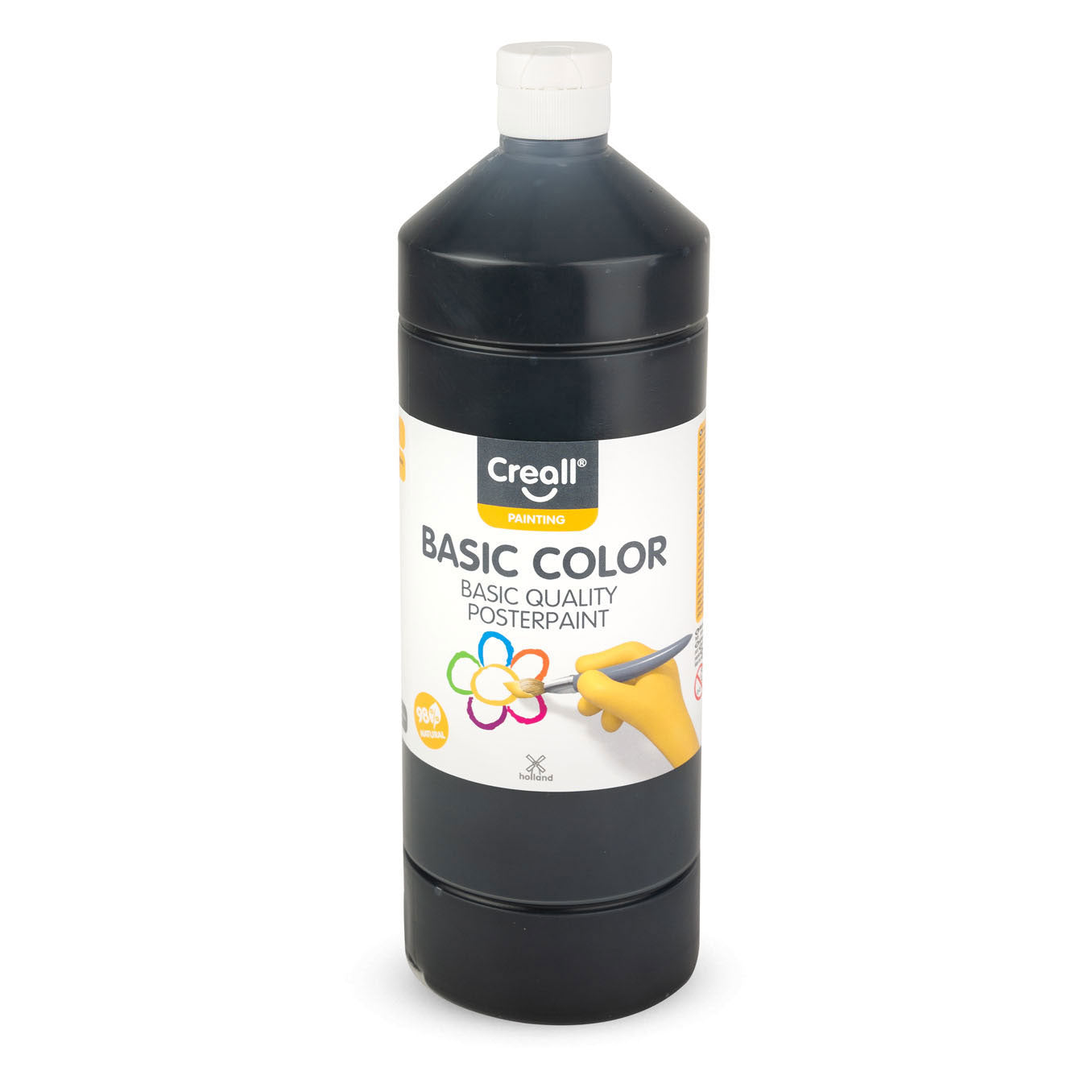 Creall School Paint Black, 1 Liter