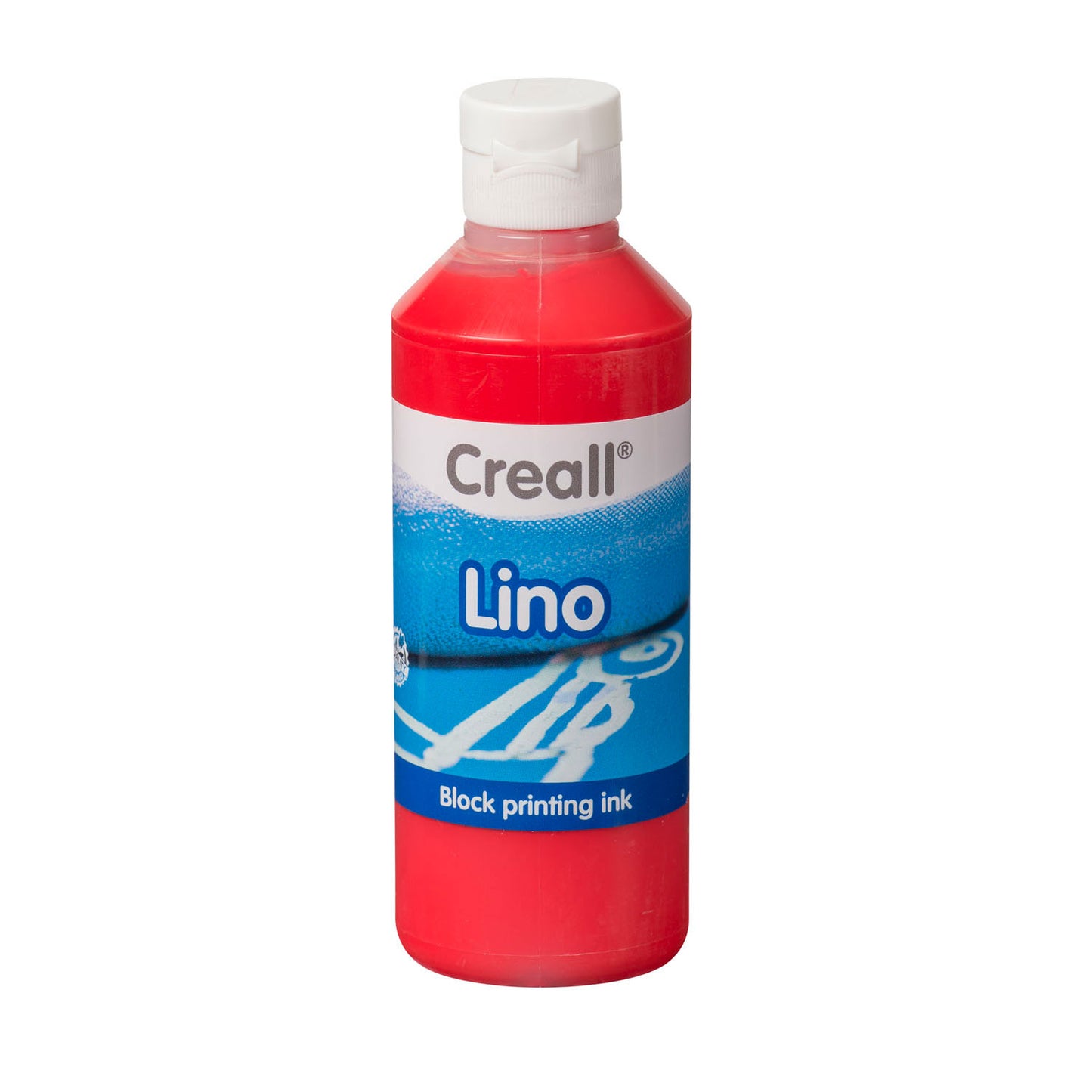 Creall Lino Blockprint Farbe hellrot, 250 ml