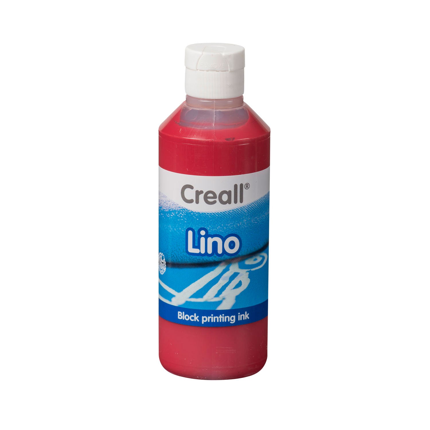 Creall Lino Blockprint Farbe dunkelrot, 250 ml
