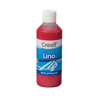 Creall Lino Blockprint Farbe dunkelrot, 250 ml
