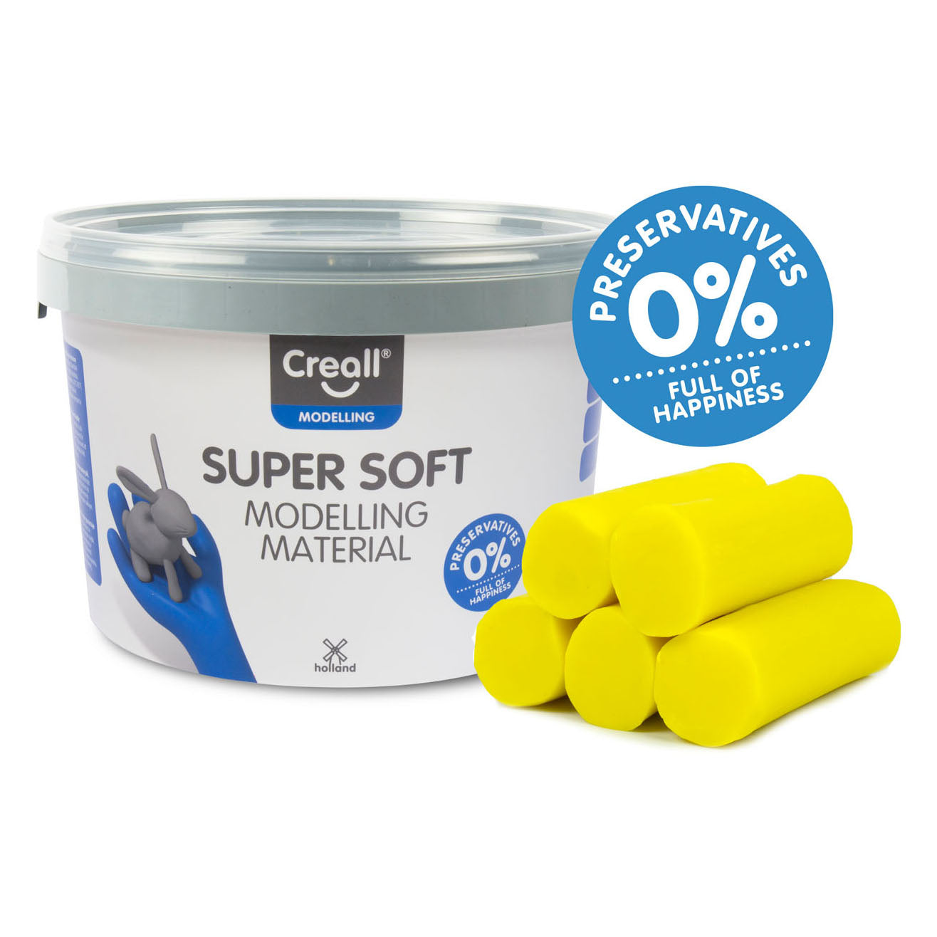 CREALL SEINDEROFT CLAY YELLE, 1750GR.