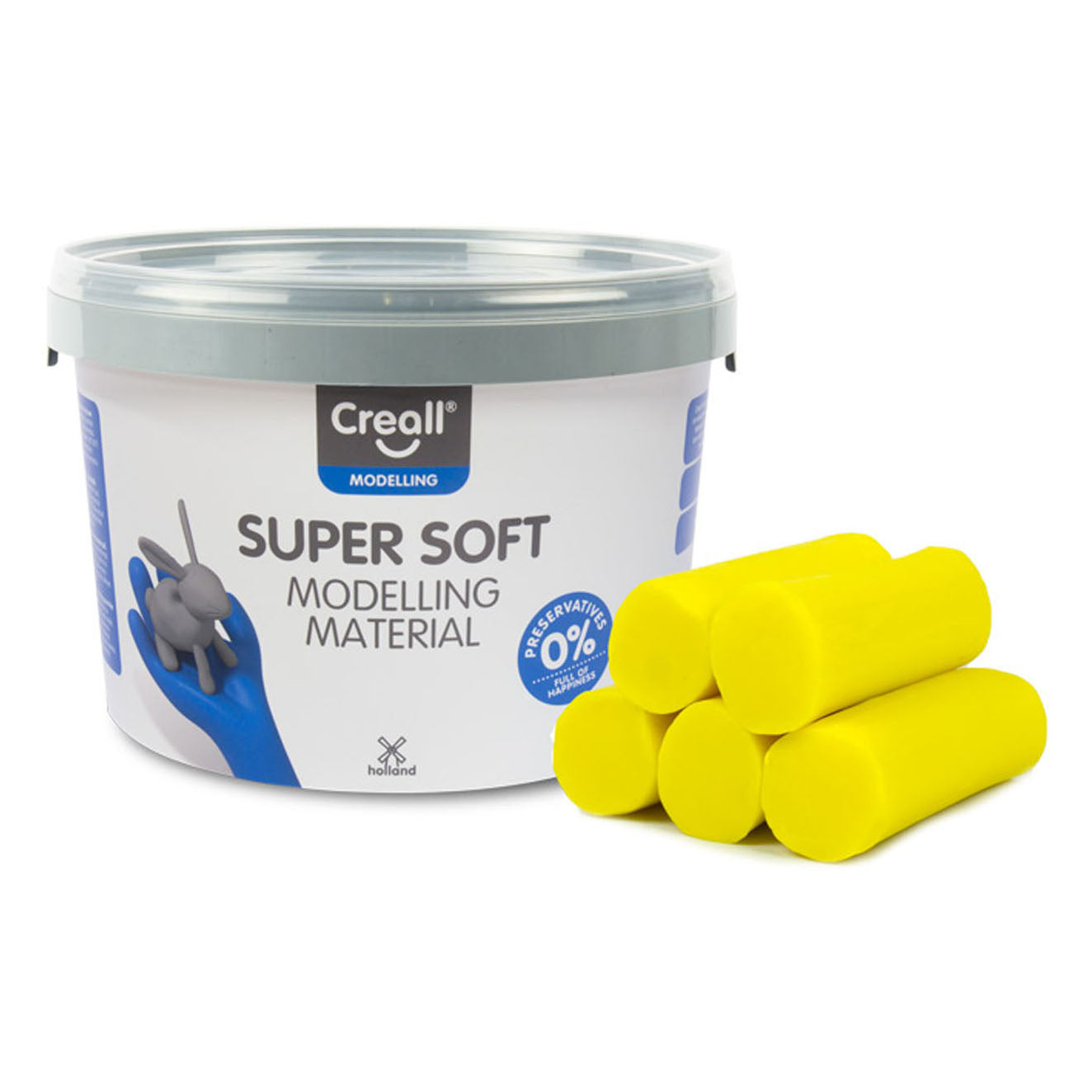 CREALL SEINDEROFT CLAY YELLE, 1750GR.