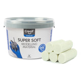 CREALL Supersoft Clay White, 1750gr. - afbeelding 1