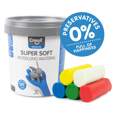 CREALL SEINDEROFT CLAY 5 Farben, 450gr.