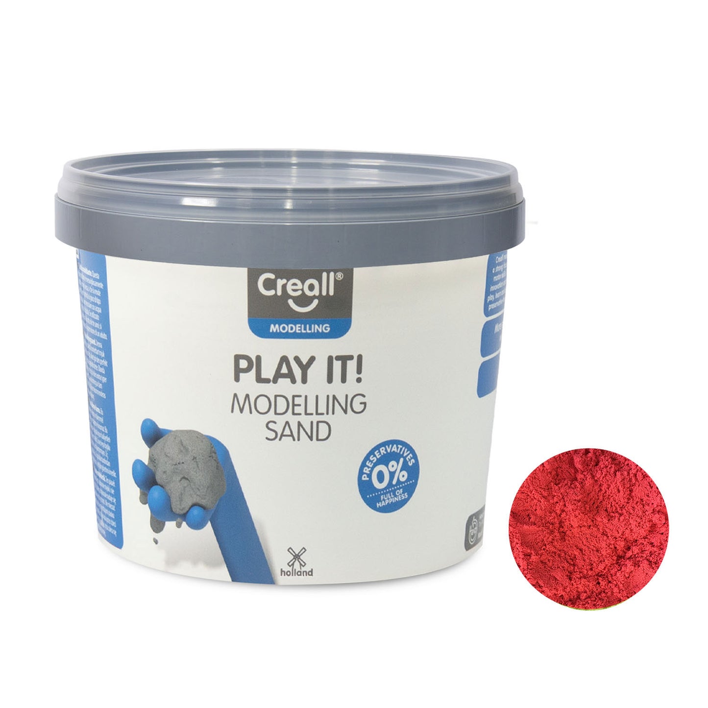Creall spielen es Speelzand Rood, 750gr.