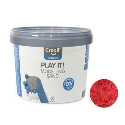 Creall spielen es Speelzand Rood, 750gr.
