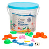 Creall Funny Charaktere Klei Accessoires, 130dlg