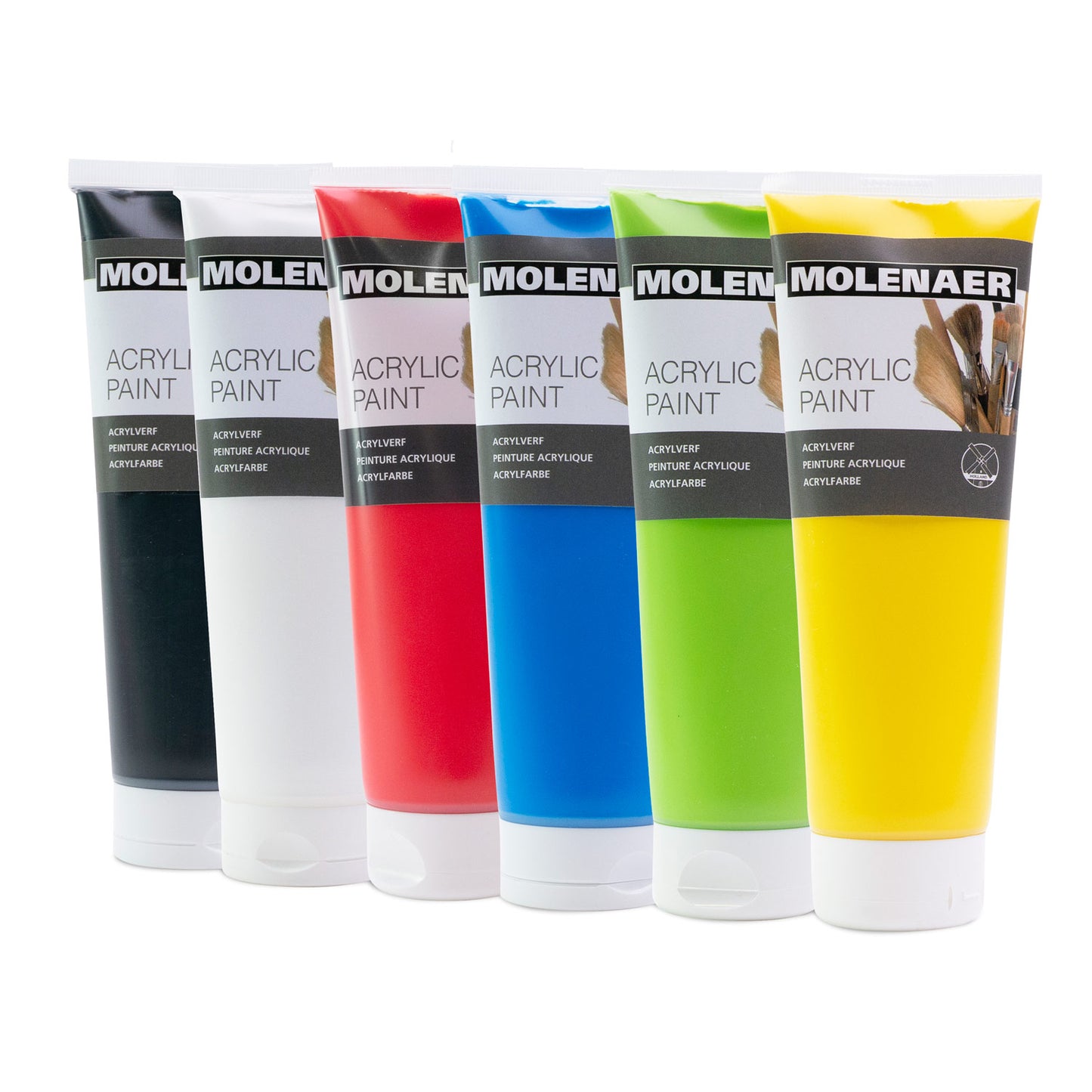 Molenaer Acrylfarbe, 6x250ml