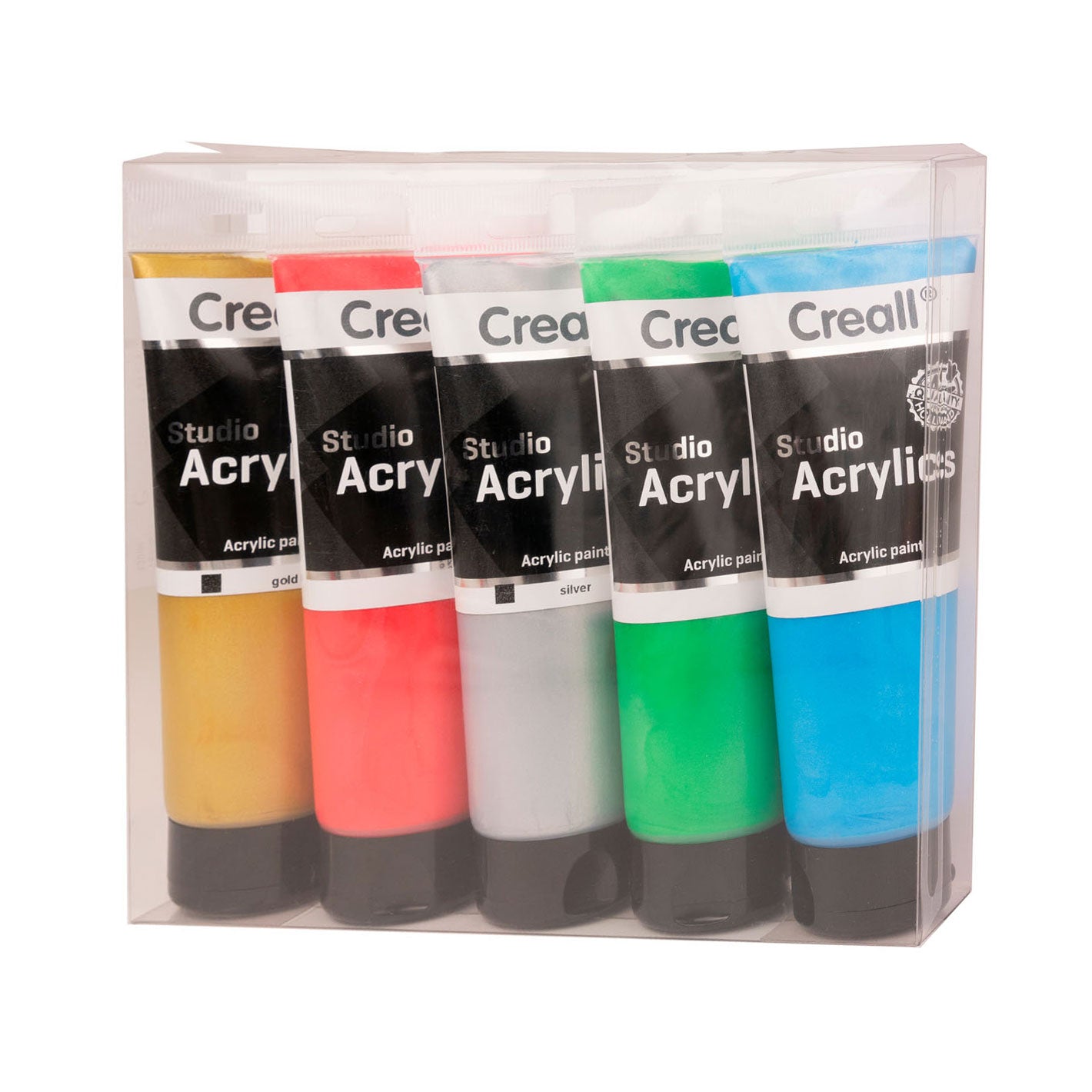Creall Studio Acrylfarben Metallic, 5x120ml