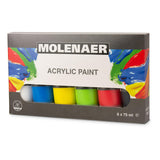 Molenaer Acrylfarbe, 6x75ml - afbeelding 2