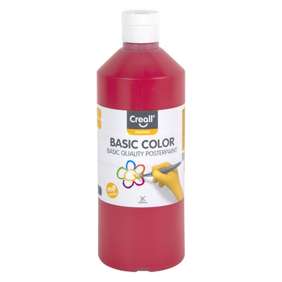 Creall Schulfarbe Dunkelrot – 500 ml