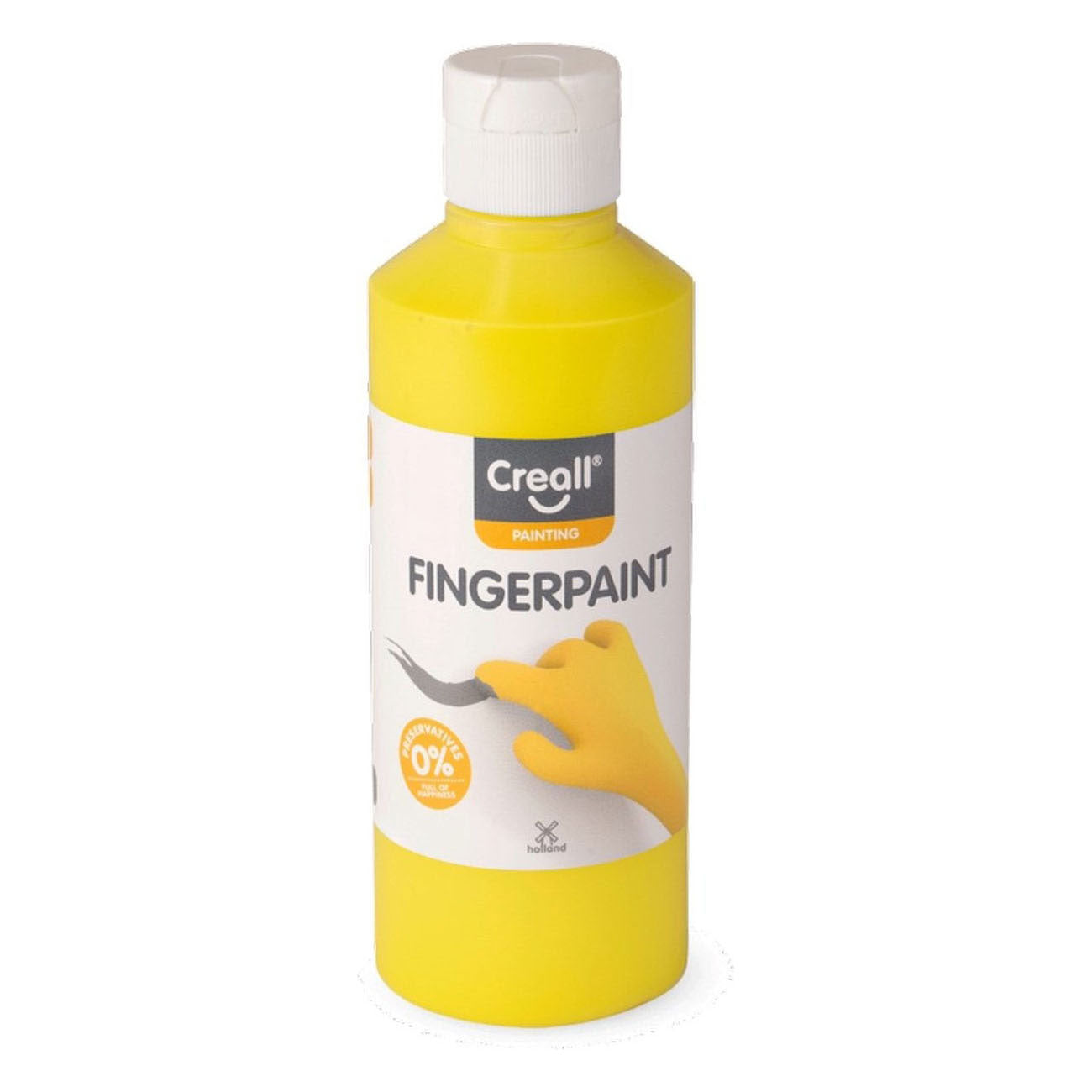 Creall Fingerfarbe konservierungsfrei gelb – 250 ml
