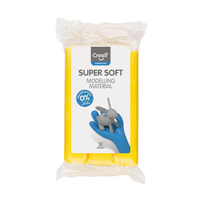 Creall superweicher Ton, konservierungsfrei, gelb – 500 g.
