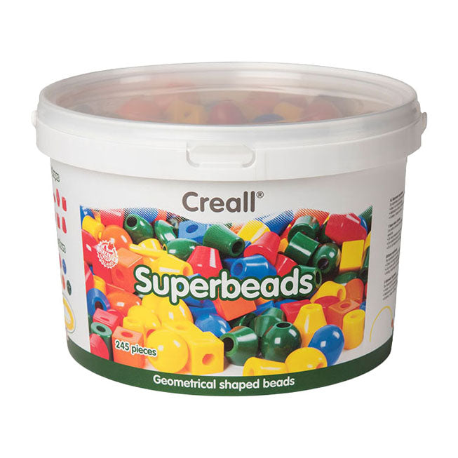 Creall Superperlen 7 Formen 5 Farben - 245 Stk.