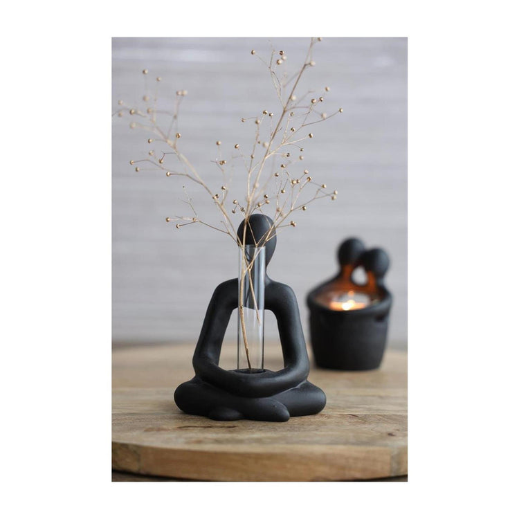 Ideen 4 Jahreszeiten Statue Umarmung mit Reagenzglas H15,2cm