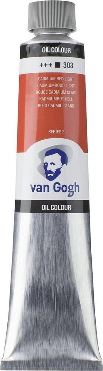 Van Gogh Ölfarbe Tube 200 ml Cadmiumrot hell 303