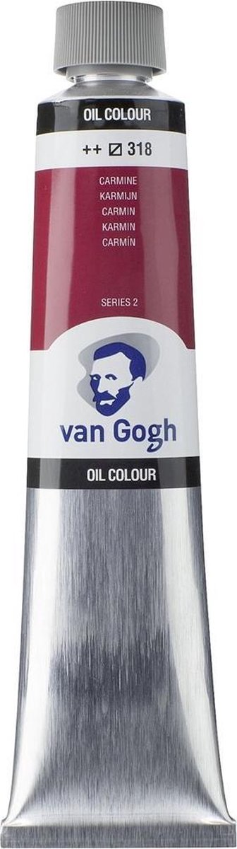 Van Gogh Ölfarbe Tube 200 ml Karminrot 318