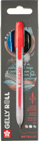 Sakura • Gelly Roll einziehbares Metallic-Set rot blau schwarz 3tlg