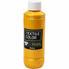 Creativ Company Textilfarbe, Perlmutt, Gelb, 250 ml 1 Flasche