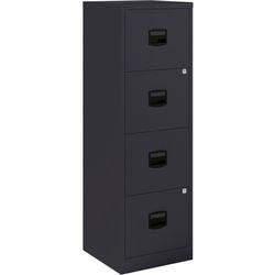 Kommode pfa4-zw bisley 413x400x1282mm schwarz