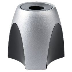 Papierklammerhalter Han Delta mit Magnet rutschfest 48x88mm Silber Schwarz