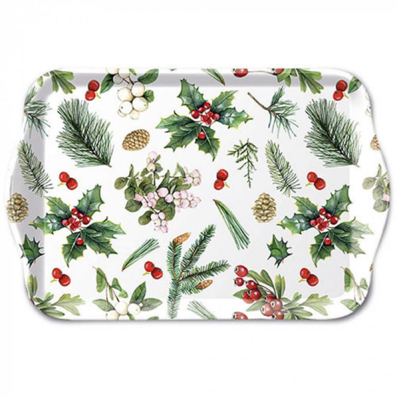 Ambiente Tablett 13x21cm Wintergrün